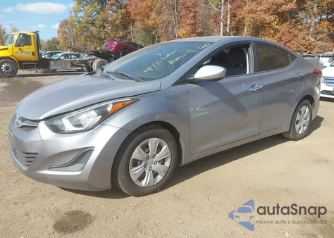 2016 Hyundai Elantra Se z USA, uszkodzony, nr VIN 5NPDH4AE7GH730075